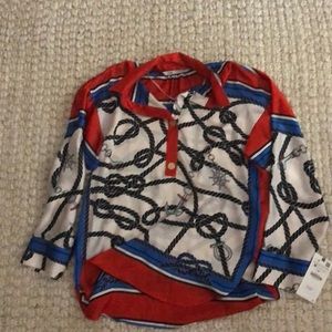 NEW silk Zara blouse